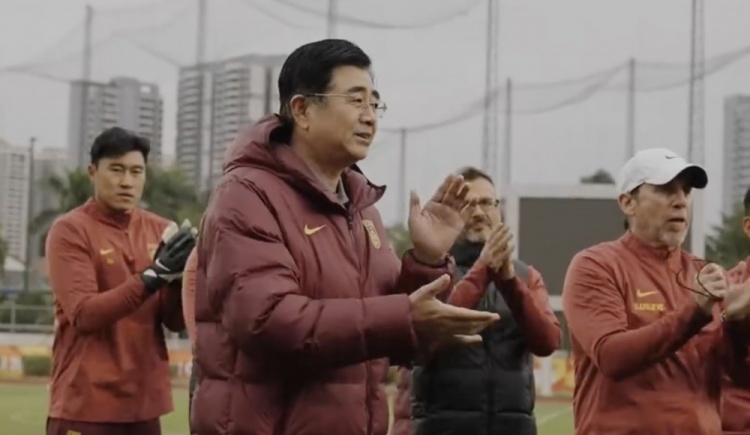  U20亞洲杯開賽在即，足協(xié)主席宋凱探班U20國(guó)青隊(duì)