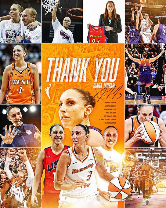 傳奇落幕！WNBA巨星陶樂西宣布退役 結(jié)束20年職業(yè)生涯