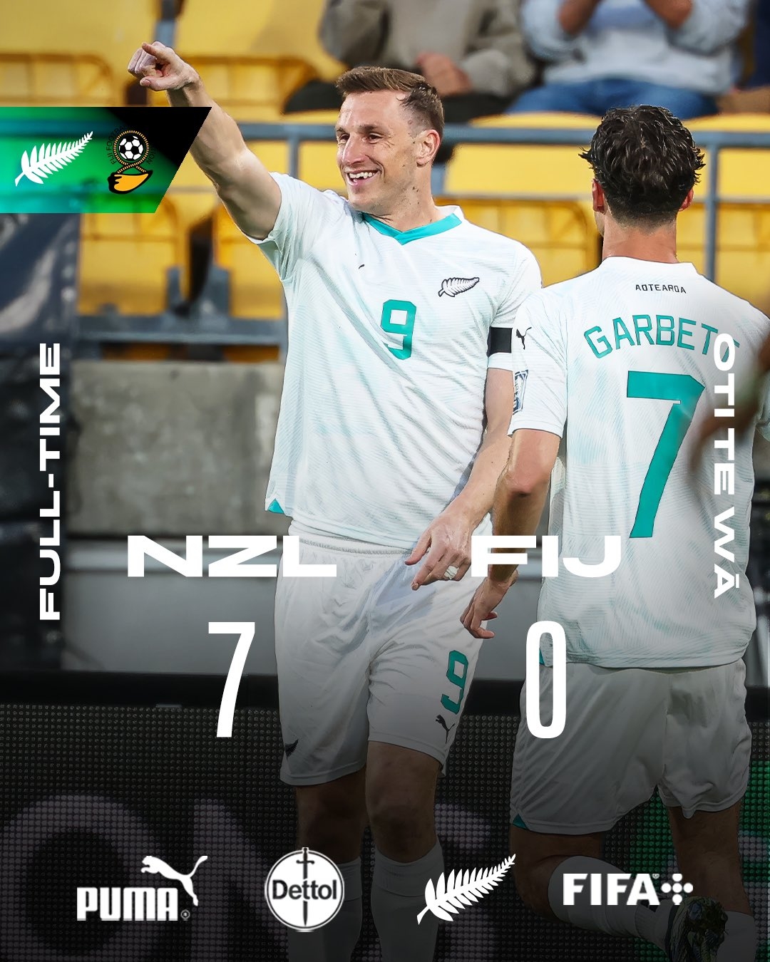  距世界杯一步之遙！新西蘭7-0進(jìn)大洋洲決賽，其FIFA排名高國(guó)足1位