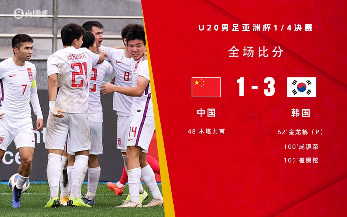  復(fù)仇！U22國足絕殺復(fù)仇韓國，2年前U20亞洲杯加時憾負(fù)無緣世青賽