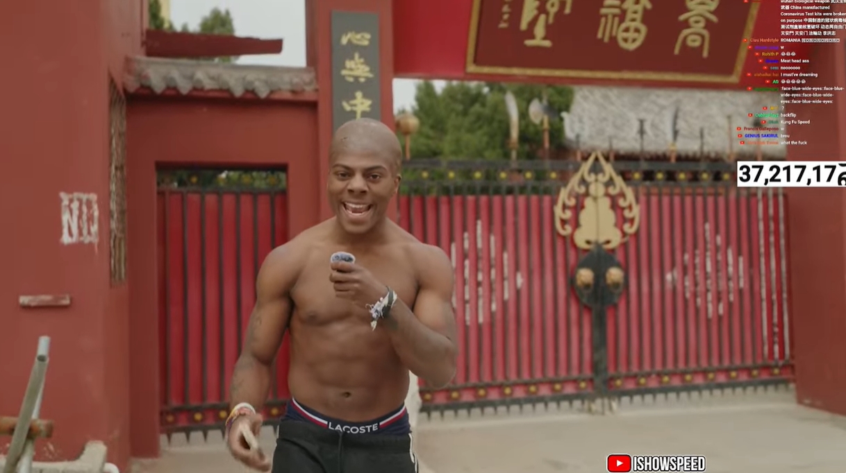  光頭造型！Speed中國行來到鄭州少林寺，上香拜佛學(xué)功夫