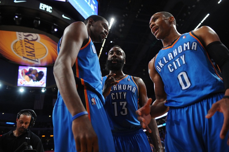  雷霆三少得分全部進(jìn)入歷史前20！他們是NBA歷史最大的如果嗎？